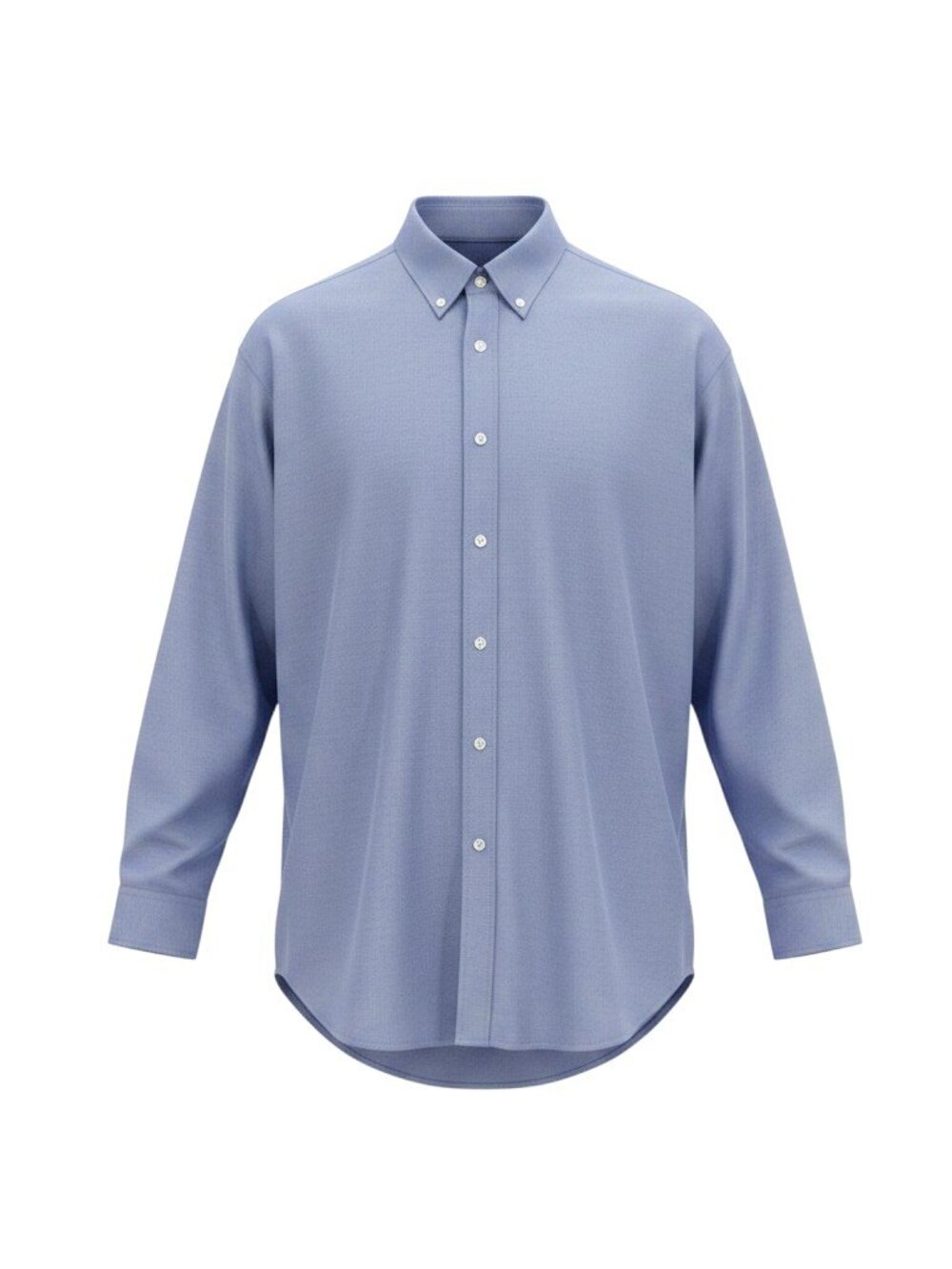 McIlhenny Dry Goods Men's XL Blue Oxford Button Down Shirt Cotton EUC